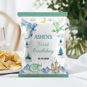 Prospectus 21,6 Cm X 24,94 Cm Emballage de sac de chips d'anniversaire avec un d