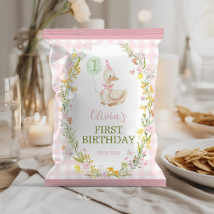 Prospectus 21,6 Cm X 24,94 Cm Emballage de sac de chips pour l'anniversaire de l