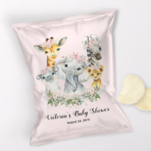 Prospectus 21,6 Cm X 24,94 Cm Emballage de sachet de chips pour Baby Shower Safa