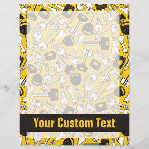 Prospectus 21,6 Cm X 24,94 Cm Ensemble de clés Arrière - plan