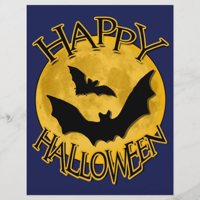 Prospectus 21,6 Cm X 24,94 Cm Événements d'Halloween et Flyers de fête (Devant)