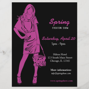 Prospectus 21,6 Cm X 24,94 Cm Fashion Show (Plum)
