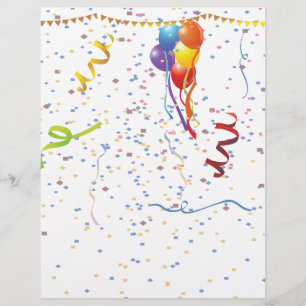 Prospectus 21,6 Cm X 24,94 Cm Fête d'anniversaire 2