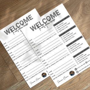 Prospectus 21,6 Cm X 24,94 Cm Feuille de connexion Open House immobilier