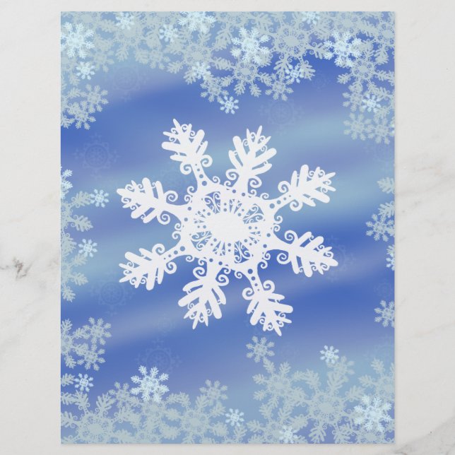 Prospectus 21,6 Cm X 24,94 Cm Flèche de neige (Devant)