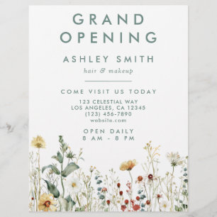 Prospectus 21,6 Cm X 24,94 Cm Fleur sauvage d'été