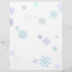 Prospectus 21,6 Cm X 24,94 Cm Flocons Pâles