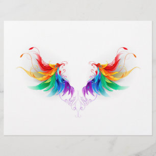 Prospectus 21,6 Cm X 24,94 Cm Fluffy Rainbow Wings