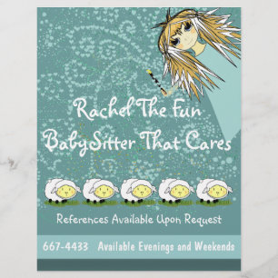 Prospectus 21,6 Cm X 24,94 Cm Flyer BabySitter