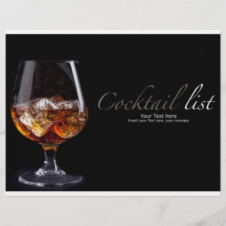 Prospectus 21,6 Cm X 24,94 Cm Flyer Cocktail