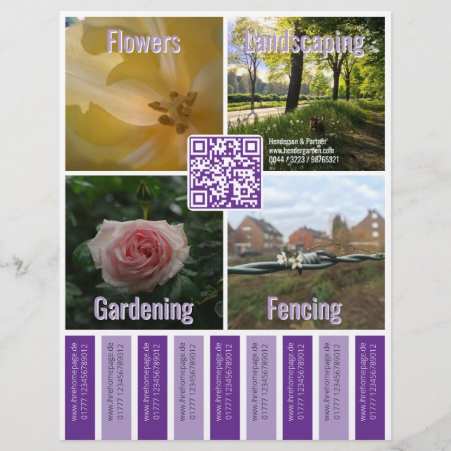 Prospectus 21,6 Cm X 24,94 Cm Flyer Code QR  (Devant)