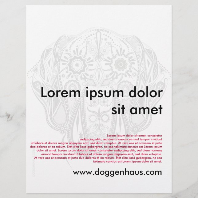 Prospectus 21,6 Cm X 24,94 Cm Flyer Doggen / Wurfblatt (Dos)