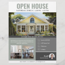 Flyer immobilier Open House