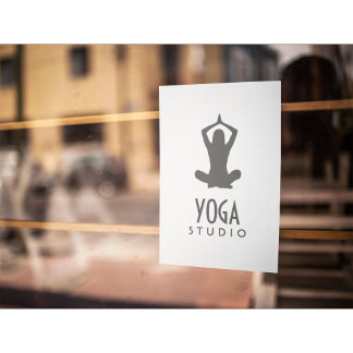 Prospectus 21,6 Cm X 24,94 Cm Flyer personnalisé YOGA