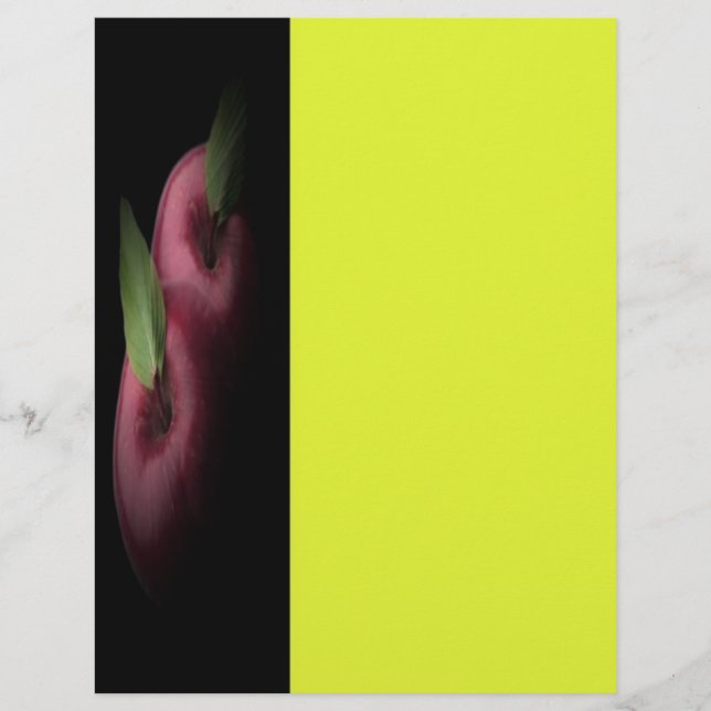 Prospectus 21,6 Cm X 24,94 Cm Flyer Red Apples (Devant)