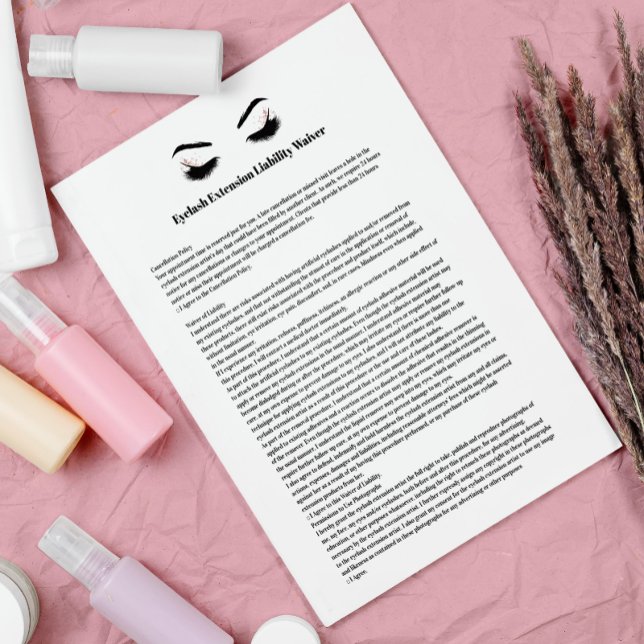 Prospectus 21,6 Cm X 24,94 Cm Formulaire de renonciation à la responsabilité pou (Créateur téléchargé)