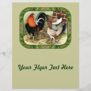 Prospectus 21,6 Cm X 24,94 Cm Gamefowl à la ferme