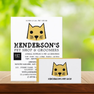 Prospectus 21,6 Cm X 24,94 Cm Gold Cat, Pet Store & Groomers