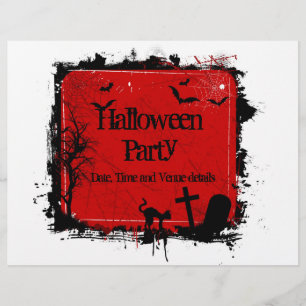 Prospectus 21,6 Cm X 24,94 Cm Grunge Halloween