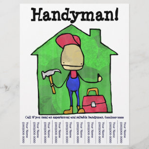 Prospectus 21,6 Cm X 24,94 Cm Handyman ! Flyer