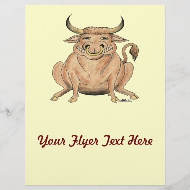 Prospectus 21,6 Cm X 24,94 Cm Happy Bull (Devant)