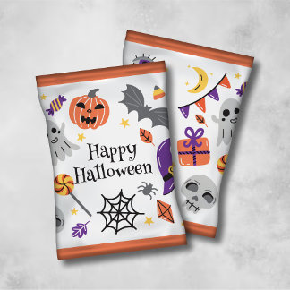 Prospectus 21,6 Cm X 24,94 Cm Happy Halloween Chip Bag Wrapper/Candy Bags