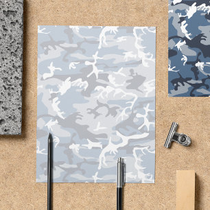 Prospectus 21,6 Cm X 24,94 Cm Hiver Camouflage bleu neige, Militaire, Armée