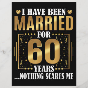 Prospectus 21,6 Cm X 24,94 Cm I Have Been Married for 60 Years 60th Wedding