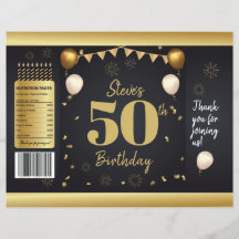 Jalon Anniversaire Or Noir Chip Wrappers