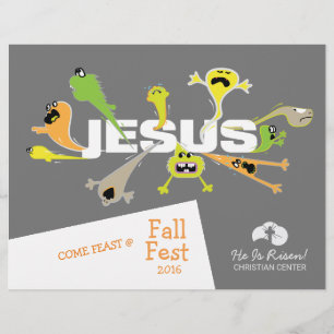 Prospectus 21,6 Cm X 24,94 Cm Jésus effrayant