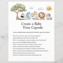 Jeux de Baby shower Jungle Safari