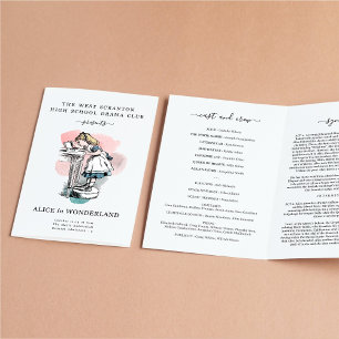 Prospectus 21,6 Cm X 24,94 Cm Jeux scolaires ou théâtraux Playbill / Programme