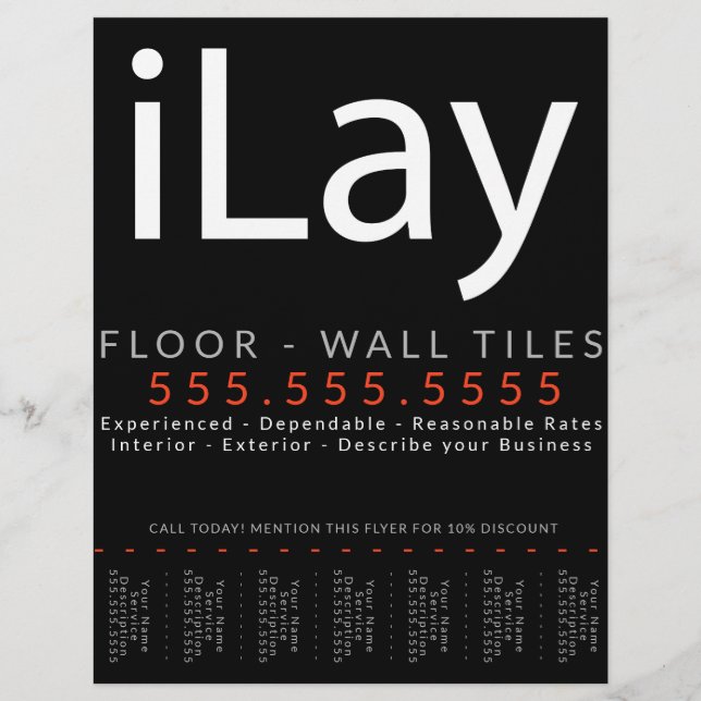 Prospectus 21,6 Cm X 24,94 Cm Lay. Feuille de travail Rénovation de la chaudière (Devant)