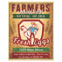 Le marché des oeufs frais