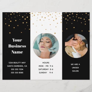 Prospectus 21,6 Cm X 24,94 Cm Liste des prix professionnels Spa de salon triples
