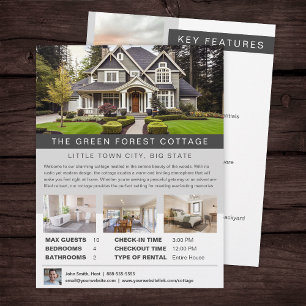 Prospectus 21,6 Cm X 24,94 Cm Location vacances Logement Maison Location