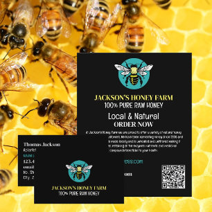 Prospectus 21,6 Cm X 24,94 Cm Logo d'abeilles élégant - Beeyard, Honey Farm Publ