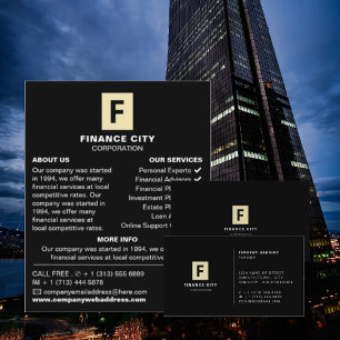 Prospectus 21,6 Cm X 24,94 Cm Logo personnalisé, publicité pour les entreprises 