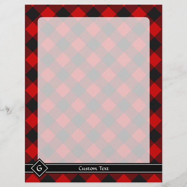 Prospectus 21,6 Cm X 24,94 Cm MacGregor Rob Roy Tartan Flyer (Devant)