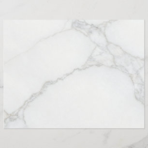 Prospectus 21,6 Cm X 24,94 Cm Marbre Blanc
