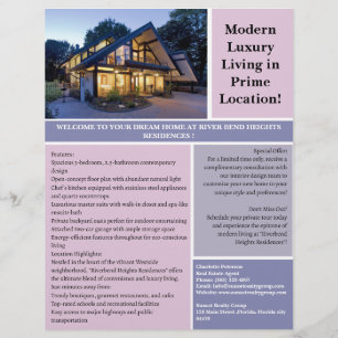 Prospectus 21,6 Cm X 24,94 Cm Marketing immobilier