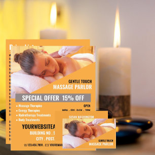 Prospectus 21,6 Cm X 24,94 Cm Massage relaxant, Massage, Massage Parlant