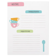 Modèle de page de recette