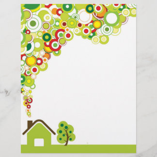 Prospectus 21,6 Cm X 24,94 Cm Modèle de prospectus de la maison Nature