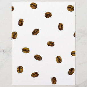 Prospectus 21,6 Cm X 24,94 Cm Motif de café