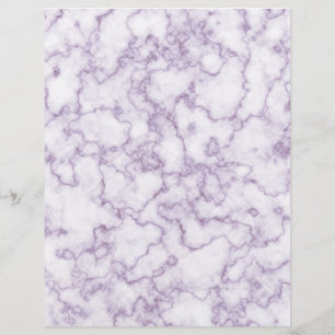 Prospectus 21,6 Cm X 24,94 Cm Motif marbre violet