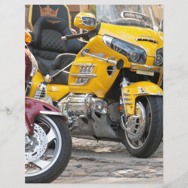 Prospectus 21,6 Cm X 24,94 Cm Motos de luxe (Devant)