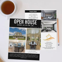 Open House Modern Black Immobilier Liste