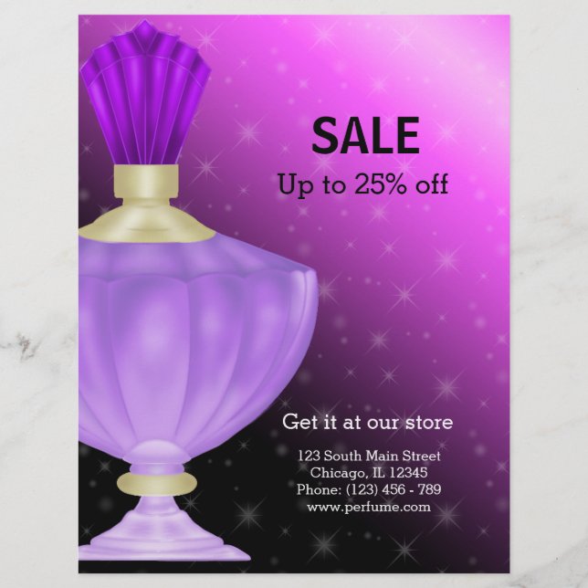 Prospectus 21,6 Cm X 24,94 Cm Parfum (Devant)