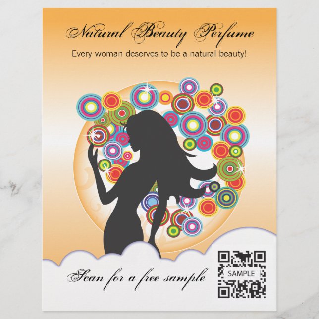 Prospectus 21,6 Cm X 24,94 Cm Parfum Modèle de circulaire (Devant)